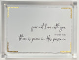 Inspirational Saying in Acrylic Frame 6x8