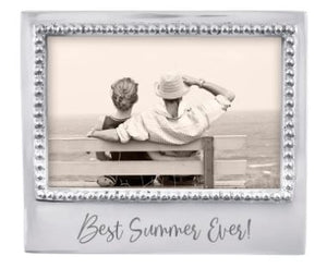 Best Summer Ever Beaded 4x6 Photo Frame