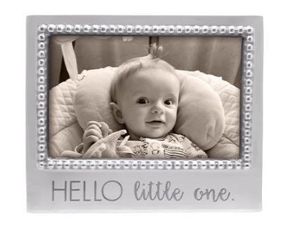 Hello Little One Beaded 4x6 Photo Frame