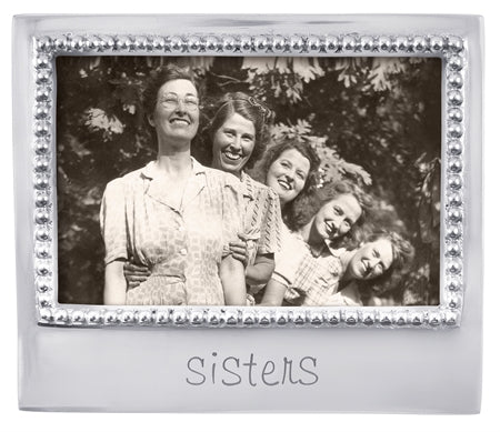 Sisters Beaded 4x6 Photo Frame