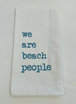 We Are Beach People Hand Towel