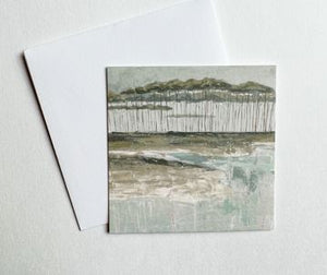 Katie Toombs Enclosure Card - Beach with Trees
