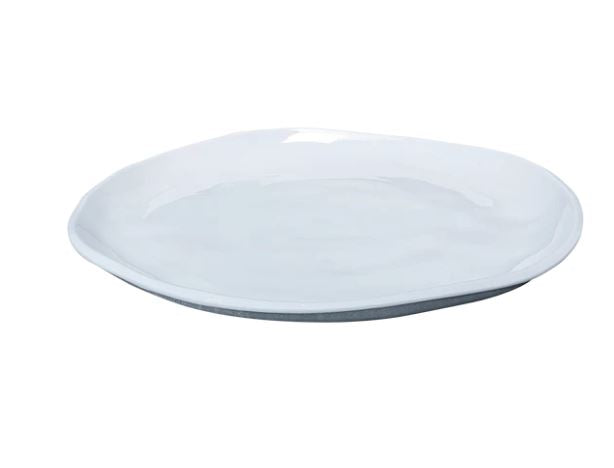 Simple Design Salad Plate White