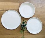 Simple Design Dinner Plate White