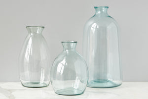 Artisanal Glass Vase Clear