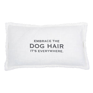 Embrace the Dog Hair Lumbar Pillow