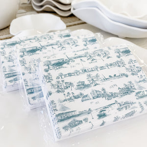 30A Toile Set of 10 Note Cards