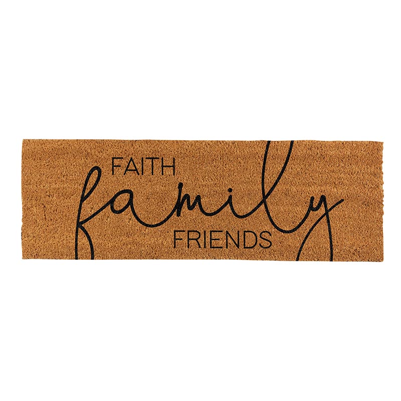 Faith Family Friends Doormat